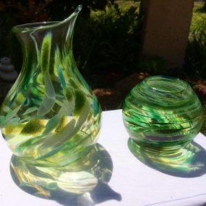 Art glass tableware by Gerry Reilly -05