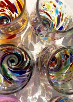 Art glass tableware by Gerry Reilly -25