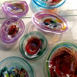 Art glass tableware by Gerry Reilly -39