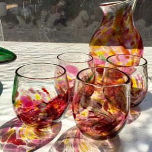 Art glass tableware by Gerry Reilly -46